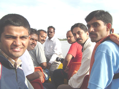 Friends on Boat / Float